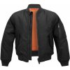 Bunda detská Brandit Kids MA1 Jacket - čierna, 170/176