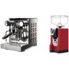 Rocket Espresso Appartamento TCA, copper + Eureka Mignon Bravo, CR ferrari red