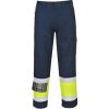 PORTWEST Kalhoty Hi-Vis Modaflame MV26 do pasu, reflexní POR-MV26YNRL L Žlutá/navy Standartní