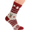 Červené ponožky VIANOCE