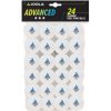 Loptičky na stolný tenis JOOLA Advanced Training *** 24 ks - biele