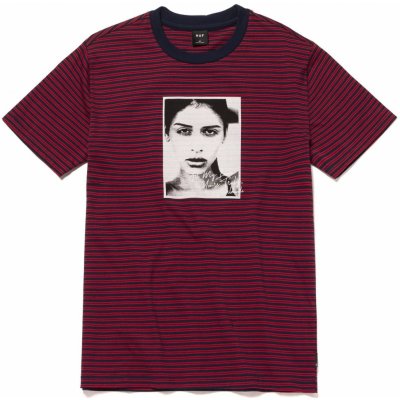 HUF Molly Stripped Shirt True red