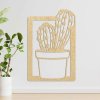 Vyrezávaný minimalistický drevený obraz na stenu - MAGNU 4073 PR0402
