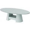 Luxusný oválny konferenčný stolík Amore Colore CALABRO PASTEL MAT viac farieb Mätova MAT