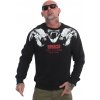 Yakuza mikina pánska bez kapucne SNAKE RAGLAN PB 20019 black Farba: čierna, Veľkosť: 3XL