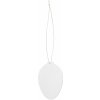 Cooee Design Veľkonočné ozdoby, set 4 ks, vajíčka biele