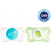 Chicco Physio Micro silikon chlapec text/dráčik 2 ks V000918
