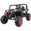 Detské elektrické buggy s pohonom 4x4, MP4, diaľkovým ovládaním a LED, maskáčové