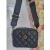 Katrin's Fashion kožená crossbody kabelka BAGGER bag008a bag008a čierna