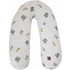 EKO Vankúš na dojčenie velvet Cars 180cm 85x55x20 krémová