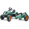 FALK Šliapací traktor 1054AB Farm Lander s vlečkou zelený