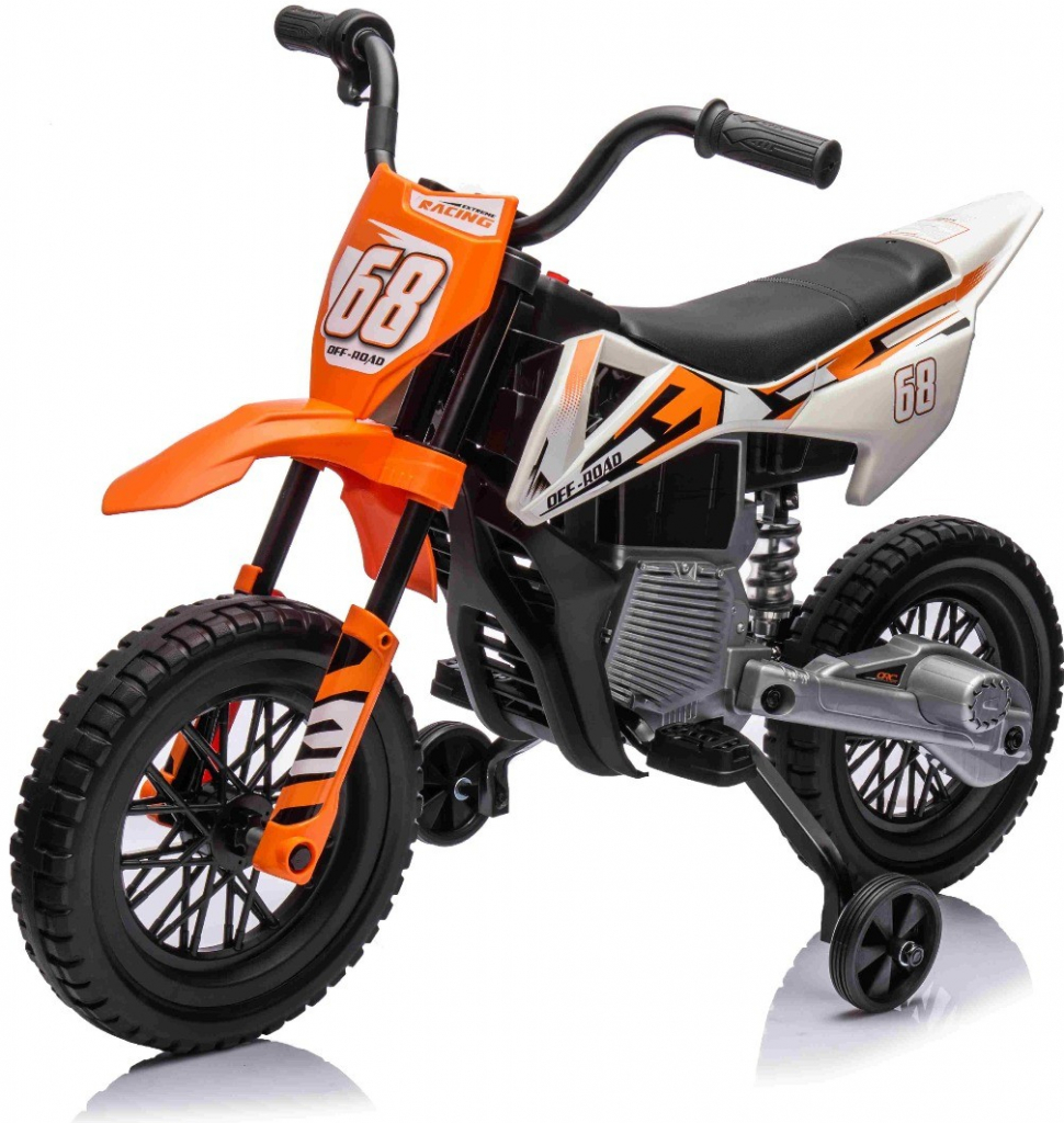 Beneo elektrická motorka Motocross oranžová