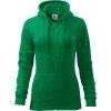 Malfini Trendy Zipper 41116 stredne zelená