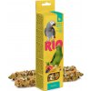 RIO tyčinky pre veľké papagáje s ovocím 2x 90 g