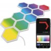 EMOS GoSmart LED svietidlo Hexagon, štartovací sada, 10 dielov, 19 W, RGBIC stmievateľné, WiFi