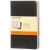 Moleskine školské zošity linajkové čierne 3ks