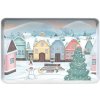 Melaminový servírovací podnos TORO 40x27cm dedinka