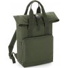BAGBASE BG 118 / Rolovací batoh s dvojitým držadlom - olive green 14 litrov