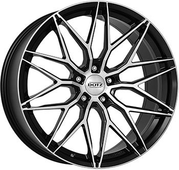 DOTZ Suzuka 8.5x19 5x112 ET45 black polished