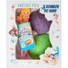 Kozmetická sada Morská víla (2x šumivá bomba, bublifuk)