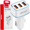 Nabíjačka do auta 3x USB-A 30W 12/24V AMiO-03889