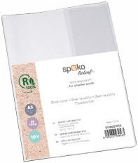 Spoko Obal na zošity A5 hladký transparentný