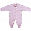 Baby Service Prešívaná kombinéza z dutého vlákna ružová