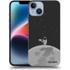 Picasee silikónový čierny obal pre Apple iPhone 14 - Astronaut