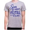 Fajntričko tričko Najlepší učiteľ a bodka šedá