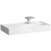 Laufen Kartell - Umývadlo, 90x46 cm, s 1 otvorom na batériu, SaphirKeramik, s LCC, biela H8103394001111