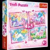 Puzzle Jednorožci a kouzla 4v1
