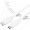 Tactical KP31185 Smooth Thread USB-C/Lightning, 0,3m, bílý