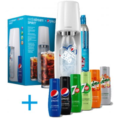 SodaStream Spirit White Pepsi MegaPack od 89,9 € - Heureka.sk