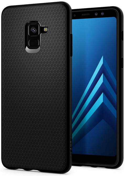 Púzdro Spigen Samsung Galaxy A8+ 2018 Liquid Air Armor Čierne