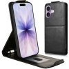 AppleMix Puzdro pre Apple iPhone 17 - flipové - slot na kreditnú kartu - čierne