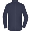 James & Nicholson Košile JN 1374 ze smíšeného popelínu, dlouhý rukáv, pánská COT02137400305-navy 2XL Navy