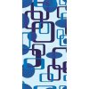 Samolepiace fototapety Dimex Blue Squares 95 x 210 cm D043 (Fototapeta na dvere)
