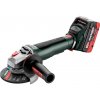 Metabo 613059660 - WPB 18 LT BL 11-125 Quick - AKU uhlová brúska, 18V 2x5.5Ah LiHD, Nabíjačka ASC 145, metaBOX 165 L, s brzdou, rýchloupínacou maticou