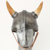 Krutský vikingské helma s nánosníkom a rohy