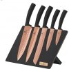 BERLINGER HAUS - Nože sada 5ks a magnetický stojan 1ks, Rose Gold
