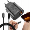 NAPÁJACÍ ADAPTÉR NABÍJAČKA USB PD-C Kábel USB C -Lightning 1,2 m pre telefón, kocka