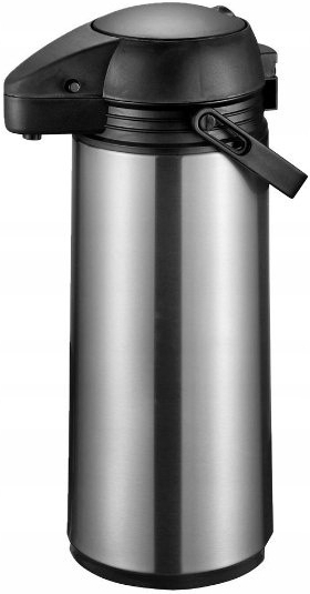 Thermos Skleněná termokonvice s pumpou metalicky šedá 1,9 l