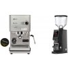 Profitec GO, brushed stainless steel + Eureka Atom W 75, black
