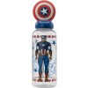 3D fľaša 560 ml Kapitán Amerika