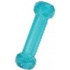 Hračka pes Kost TPR POP STICK 15cm tyrkysová Zolux