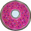 Ružová detská plážová osuška ø 150 cm Donut – JAHU collections