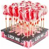 Secretplay - cherry candy penis lollipop display with spicy heat effect 40 units