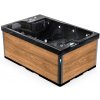 Lovia vírivá vaňa pre 2 osoby 200x130x82 L303 Opláštění: Canyon Teak, Barva akrylátu: Midnight Opal