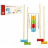 Teddies Hra Kroket drevo v krabici 59x21x6cm