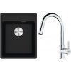 Franke SET G252 O 114.0700.693 - Set drez MRG 610-37 RTL onyx + batéria FS 3229.031 chróm